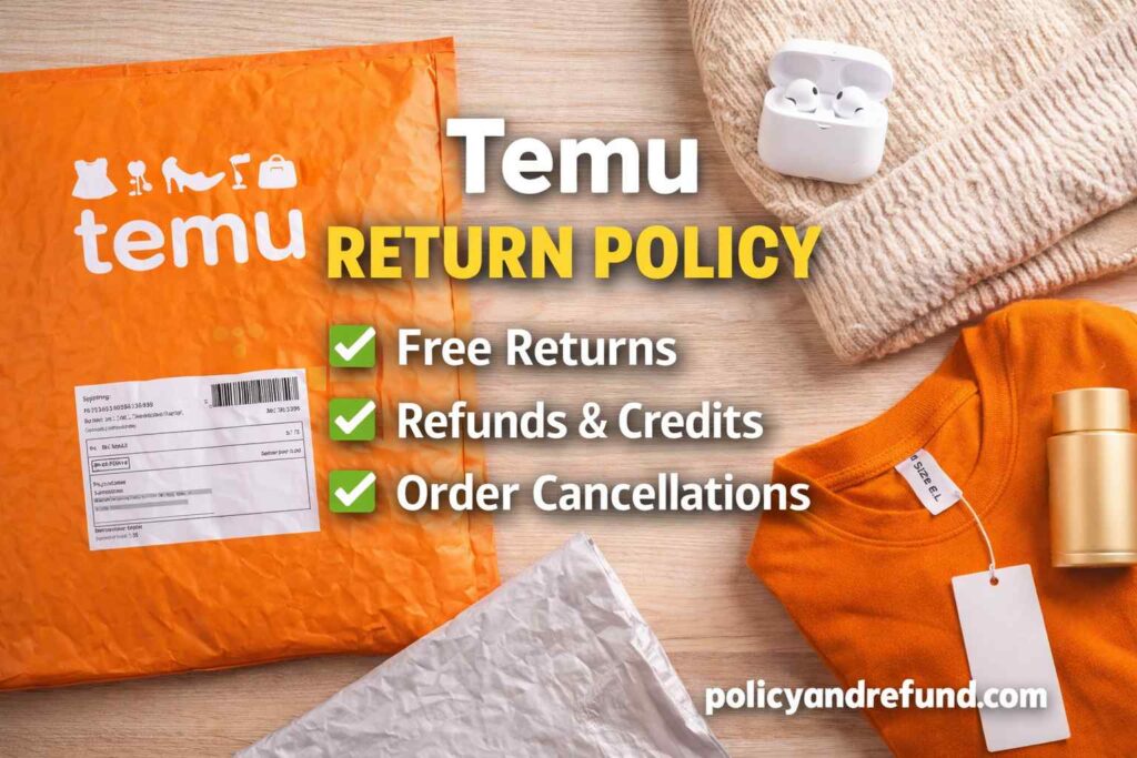 Temu return policy