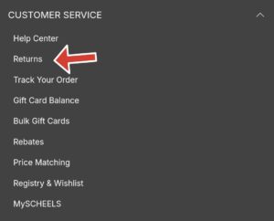 scheels returns