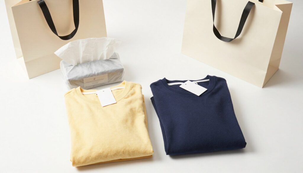 Mango clothing items with original tags and packaging for return policy