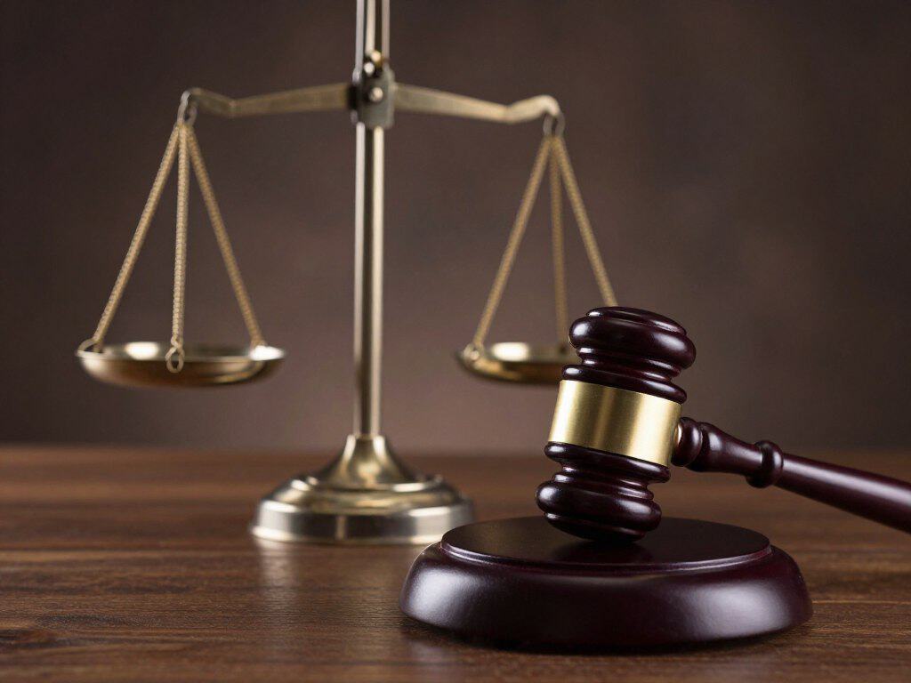 Professional gavel and scales of justice Professional gavel and scales of justice