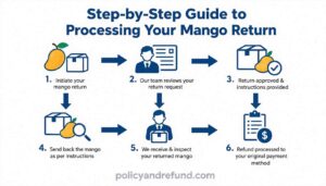 Step by step mango return process instructions guide